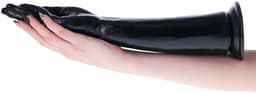 Lusty Fisting Dildo StereoLite - 40 CM - Vuist Dildo - Voor Fisting - Vuistneuken - Met Zuignap - Gemaakt van PVC - Zwart — thumbnail 5