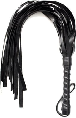 New Age Devi - Erotische Zweep - BDSM - Seks zweep - Bondage - Sm zweepje - Leer - Zwart — thumbnail 1