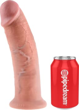 Pipedream King Cock Realistische dildo met Zuignap - 25 cm - beige — thumbnail 3