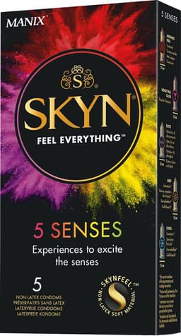 Skyn 5 Senses Latexvrije condooms 5 stuks — thumbnail 1
