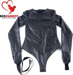 Lederen dwangbuis bodysuit - Dames - BDSM - Jumpsuit - One size — thumbnail 9