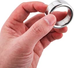 Banoch - Glansring Thick Ø 26 mm - brede metalen eikelring - cockring — thumbnail 9