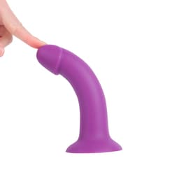 Banoch | Dildo Claes - paars | siliconen met zuignap | 17 cm lang | Ø 3,4 cm — thumbnail 6