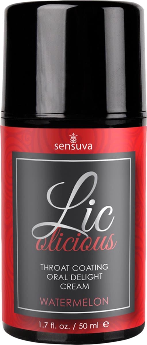 Sensuva - Lic-o-licious Oral Delight Creme Watermeloen 50 ml — afbeelding 1
