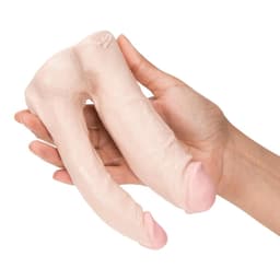 Doc Johnson The Naturals realistische dildo The Naturals - Double Penetrator beige - 16 cm — thumbnail 3