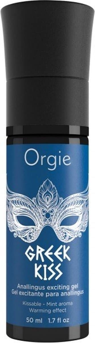 Orgie - Greek Kiss - Glijmiddel - 50ml - Warmte Effect - Munt Aroma - Anaal en Vaginaal — afbeelding 1