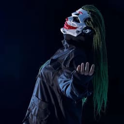 Robot Clown Joker Masker met Groene Pruik – Eng Halloween Masker Volwassenen – Griezelig Cosplay Masker – Maskerbal – Spookhuis – Kostuum Accessoire — thumbnail 4