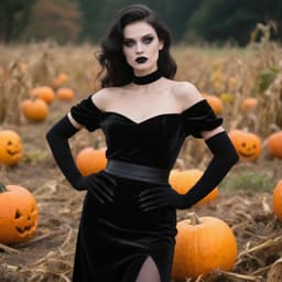 Handschoenen Halloween - Halloween lange poothandschoenen zwart met rode nagels, uniseks voor dames en heren, cosplay heksenhandschoenen, elastische griezelhandschoenen — thumbnail 4