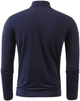 2026 Mannelijke Winter Warm Opstaande Kraag Mode Thermisch Ondergoed Mannen Basic T-Shirt Blouse Trui Lange Mouwen — thumbnail 3