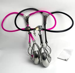 Belt voor heren, rooskleurig, 60-90 cm — thumbnail 5