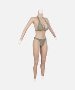 Siliconen Bodysuit – Cup D- Realistisch Vrouwenlichaam – Siliconen Borsten- Nep Borsten- Voor Cosplay & Crossdress — thumbnail 1