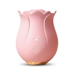 SF Toys – Roos Vibrator roze - 12 Zuigstanden - Clitoris Stimulator - Waterdicht - USB Oplaadbaar - Siliconen - Beschikbaar in 3 kleuren — thumbnail 1