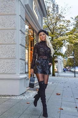 Sexy lange mouwen bodysuit voor dames met rolkraag | Elegant en trendy lingerie — thumbnail 4