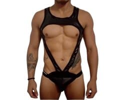 Jockstrap Heren - Lingerie - Harnas - Leer Look - Maat L-XL-XXL