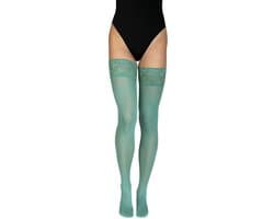 Hold-up Kousen voor Dames 60 Denier Microfiber met Kant en Siliconen Anti-slip Band