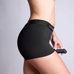 Strap-On-Me - Allure - Strap-On Harnas Short - Zwart L — thumbnail 9