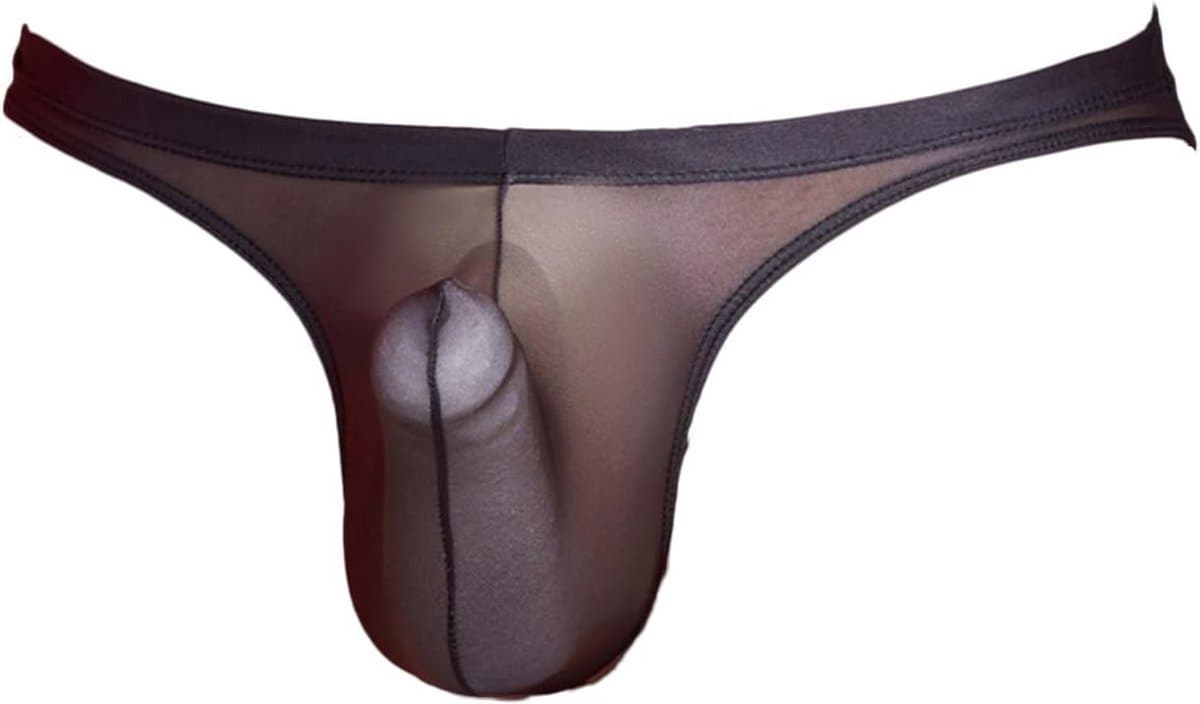 Doorzichtige Heren Slip Microvezel Elastische Bikinislip — afbeelding 1