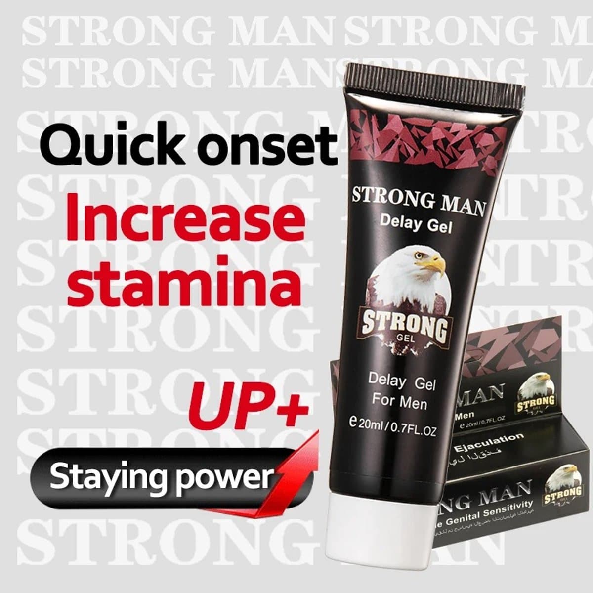Vertragings creme voor Mannen Tot 60 Minuten Verlengend...Mannelijke Lul Vergrotende Cream....Product Voor Volwassenen — afbeelding 1
