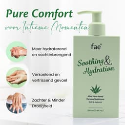 Fae Glijmiddel Waterbasis met Aloë Vera - Lubricant 220ml - Veilig voor Condooms & Sex Speeltjes - Lube - voor de Gevoelige huid — thumbnail 3