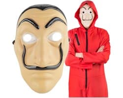 La Casa de Papel Serie - Salvador Dalí Maska - Halloween - Money Heist - Bella Ciao