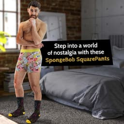 Grappige Boxershorts voor Heren met Cartoonprint Cadeau — thumbnail 2