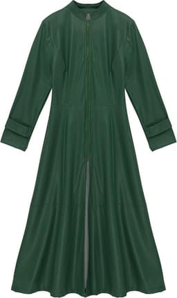 Lange PVC Lakleren Trenchcoat Jas voor Dames en Heren - Strakke Party Kostuum — thumbnail 4