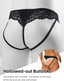 Heren String Leerlook Ondergoed Chic Tanga Sexy Mini Slip Plus Size — thumbnail 3