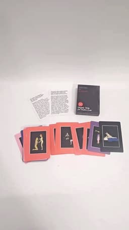Positions of Bondage – 50 Erotische Positiekaarten – Spannend Kaartspel voor Koppels – Intimiteit & Variatie – Volwassenen Spel — thumbnail 5