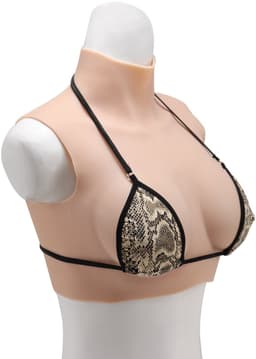 Siliconen borsten- C cup- Nep Borsten- 100% siliconen- 2400 gram -Crosdresser- Travestiet- Cosplay-Breastplate-Travestie- Natuurlijke look- — thumbnail 2