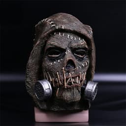 Realistisch Vogelverschrikker Masker Latex Hoofddeksel voor Halloween en Carnaval Kostuum — thumbnail 4