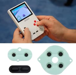 Conductive Glue AB - Key Cross Key - GBC Game Console - Rubber Pad voor Game Boy Color en Gameboy — thumbnail 2