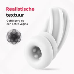 Jespro automatische Blowjob Simulator - 10 standen - Masturbator voor man - Voor mannen elektrisch - Verwarming - Sex toys - Penis vibrator - Vagina - Pocket pussy — thumbnail 7