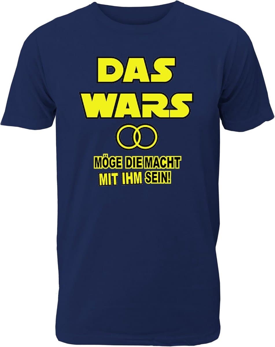 T-shirt Vrijgezellenfeest Man - 'Das Wars' Thema - Cadeau voor Toekomstige Bruidegom — afbeelding 1
