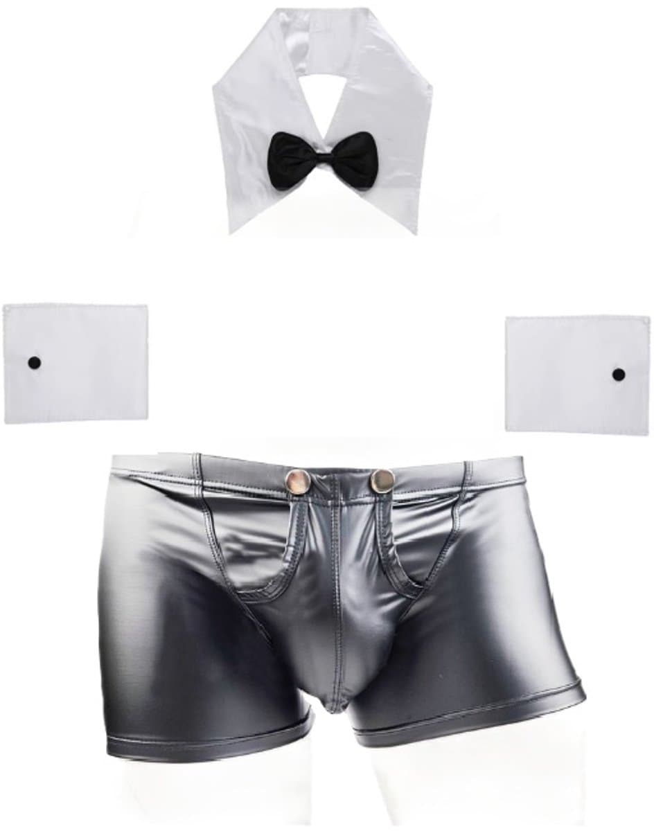 BamBella® - L/XL Stripper set Man - Gigolo broek kostuum sexy lingerie man heren Strip valentijn kleding — afbeelding 1