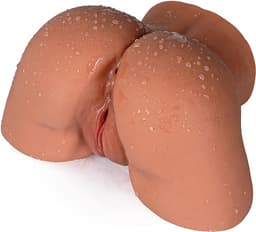 Quick Relief Valeria™ - Masturbator - Pocket Pussy - Seksspeeltjes voor Mannen - Sex Toy - Grote Kont - Bruin — thumbnail 2