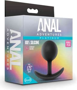 Anal Adventures Platinum - Vibra Siliconen Anaal Plug — thumbnail 4