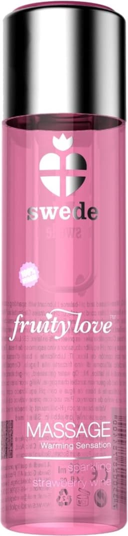 Swede - Fruity Love Massage Aardbeienwijn 60 ml — thumbnail 6