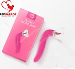 Tepel en Clitoris likker-zuiger en vibrator - 3 in 1 - Tong - Vacuüm - 10 standen — thumbnail 3