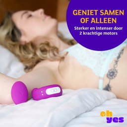Cockring Vibrerend met Afstandsbediening - Sex Toys voor Koppels - Koppel Vibrator - Paars — thumbnail 6