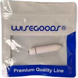WiseGoods - Mini Kogel Vibrator - Clitoris Stimulator - Bullet Vibrator - Dildo - 10 Snelheden - Wit — thumbnail 2
