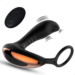 Intenz® - Luxe Prostaat Vibrator - Anaal Vibrators voor mannen - Cockring - Met afstandsbediening – Prostaat Stimulator – Sex toys voor mannen - Zwart — thumbnail 1