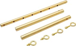 Banoch | Spreidstang verstelbaar + hoes | 50 cm - 80 cm goud | spreader bar bondage — thumbnail 1