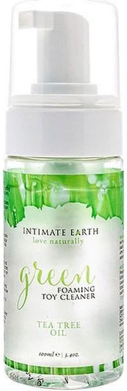 Intimate Earth - Groene Thee Toycleaner Schuim 100 ml — thumbnail 4