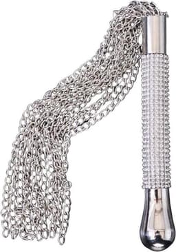 Nooitmeersaai - Metalen ketting zweep zilver - 44 cm — thumbnail 1