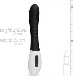 Teazers - G-Spot Vibrator - Oplaadbaar - Vibrators voor Vrouwen - Sex Toys voor Vrouwen - Vibrators - G-Spot Vibrator - Zwart — thumbnail 9