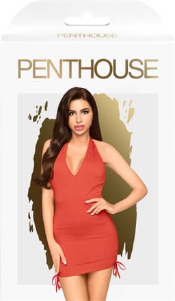 Penthouse Lingerie Earth Shaker - Erotische Jurk - Maat M/L - Rood — thumbnail 5