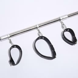 BDSM spreader bar - spreidstang verstelbaar met 4 handboeien - metaal - Cimejo® — thumbnail 7