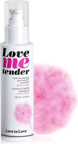 Love me Tender - Verwarmende Massageolie - Cotton Candy — thumbnail 1