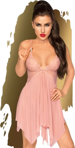 Penthouse Lingerie Sweet Beast - Erotische Babydoll - Maat L/XL - Roze — thumbnail 5