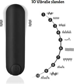 TipsToys® Draagbare Vibrator voor in Slipje – Vibrerend Slipje met Clitoris Bullet – Discreet SexToy voor Vrouwen – Zwart — thumbnail 2